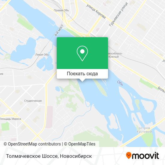 Карта Толмачевское Шоссе