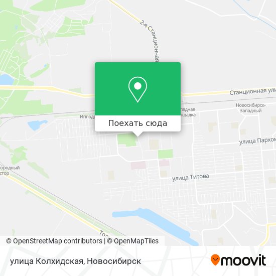 Карта улица Колхидская