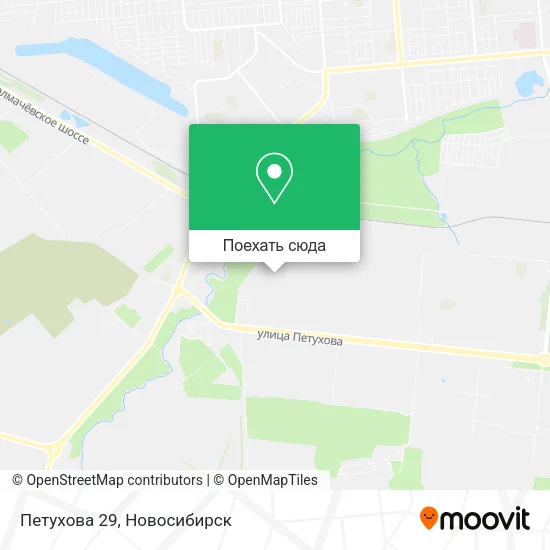 Карта Петухова 29