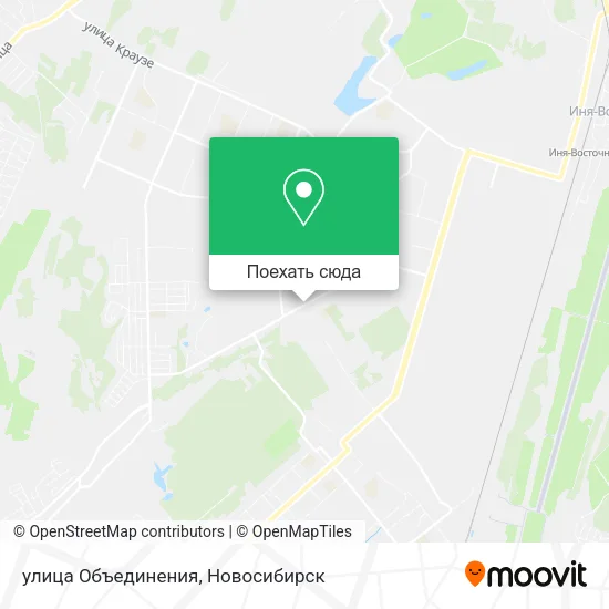 Карта улица Объединения
