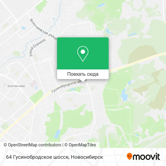 Карта 64 Гусинобродское шоссе