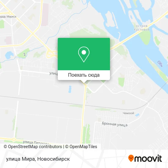 Карта улица Мира