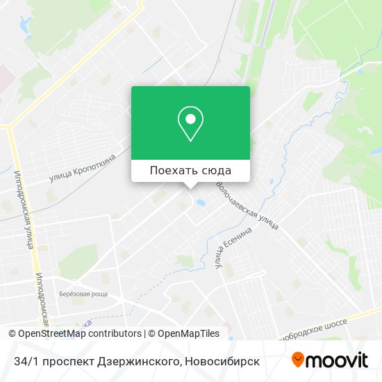 Карта 34/1 проспект Дзержинского