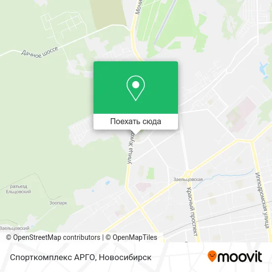 Карта Спорткомплекс АРГО
