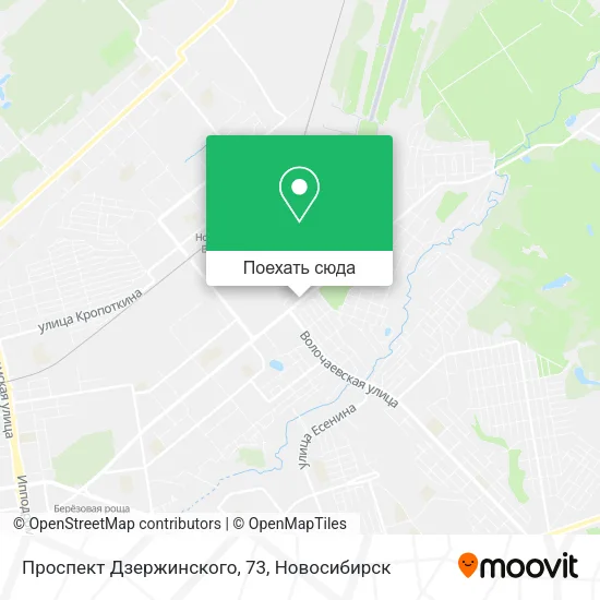 Карта Проспект Дзержинского, 73