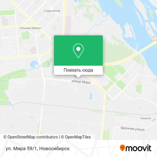 Карта ул. Мира 59/1