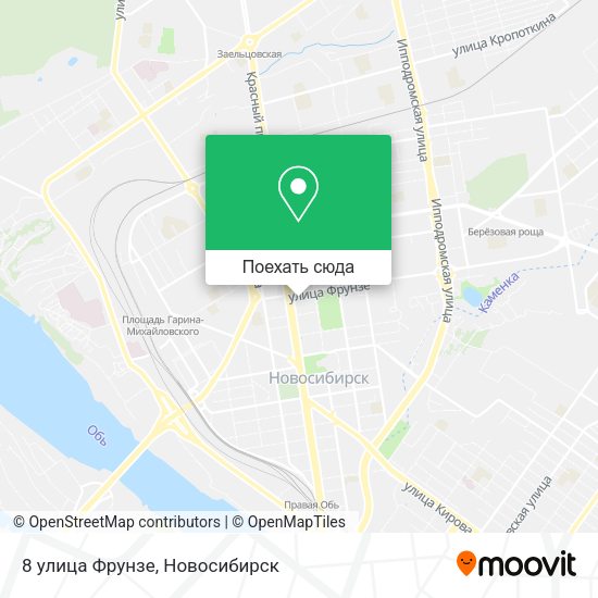 Карта 8 улица Фрунзе