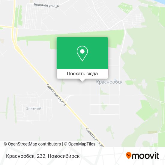 Карта Краснообск, 232