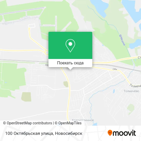 Карта 100 Октябрьская улица