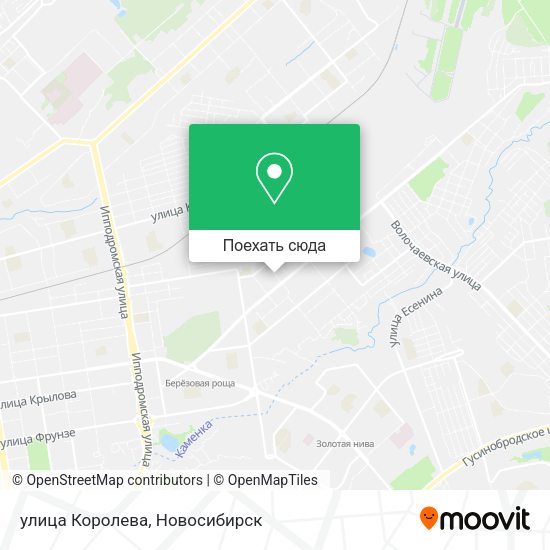 Карта улица Королева