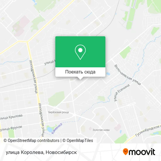 Карта улица Королева