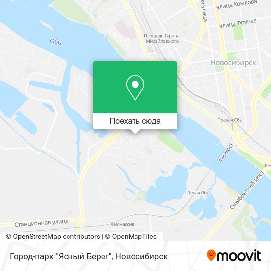 Карта Город-парк "Ясный Берег"