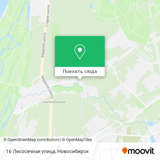 Карта 16 Лесосечная улица