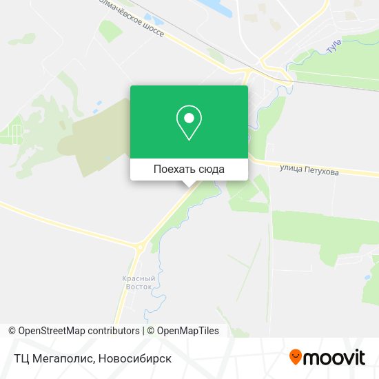 Карта ТЦ Мегаполис