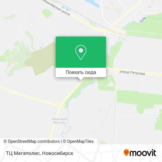 Карта ТЦ Мегаполис