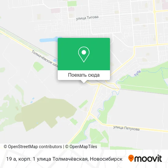 Карта 19 а, корп. 1 улица Толмачёвская