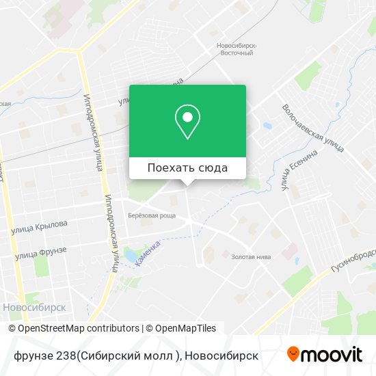 Карта фрунзе 238(Сибирский молл )