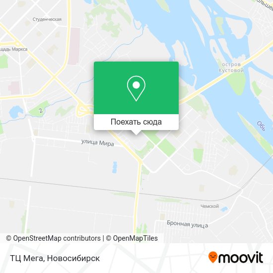 Карта ТЦ Мега