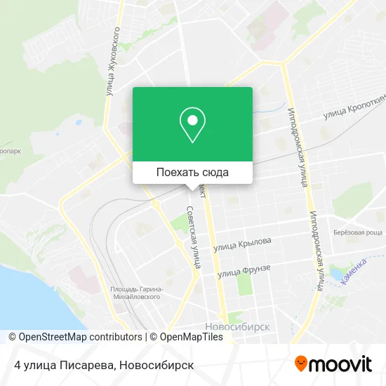 Карта 4 улица Писарева