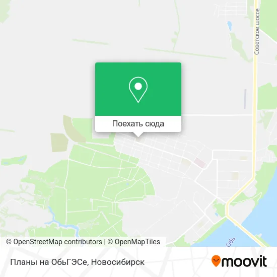 Карта Планы на ОбьГЭСе