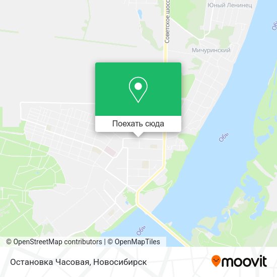 Карта Остановка Часовая