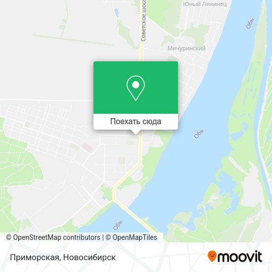 Карта Приморская