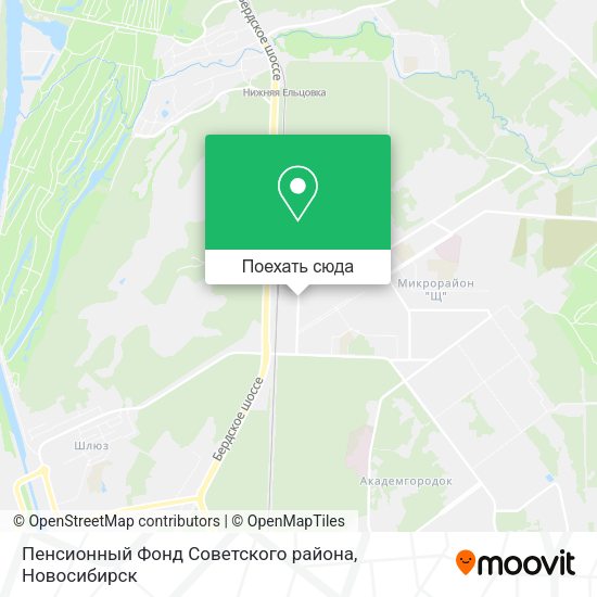 Карта Пенсионный Фонд Советского района