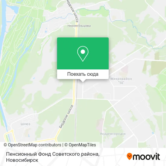 Карта Пенсионный Фонд Советского района