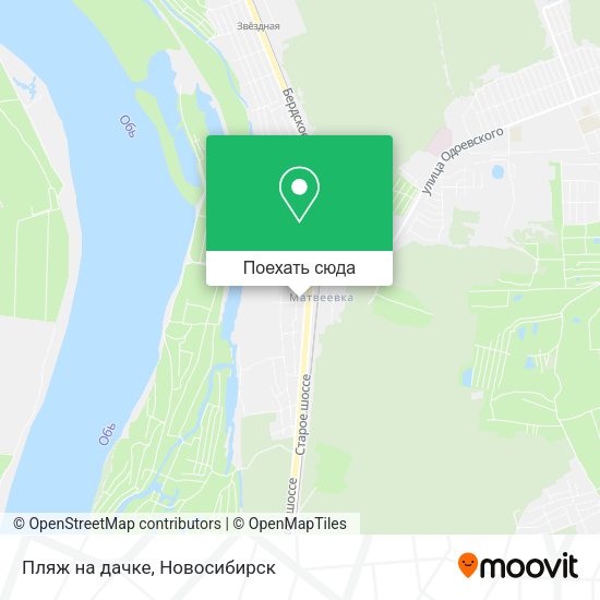 Карта Пляж на дачке
