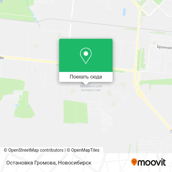 Карта Остановка Громова