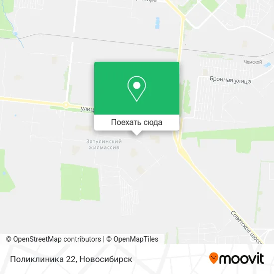 Карта Поликлиника 22