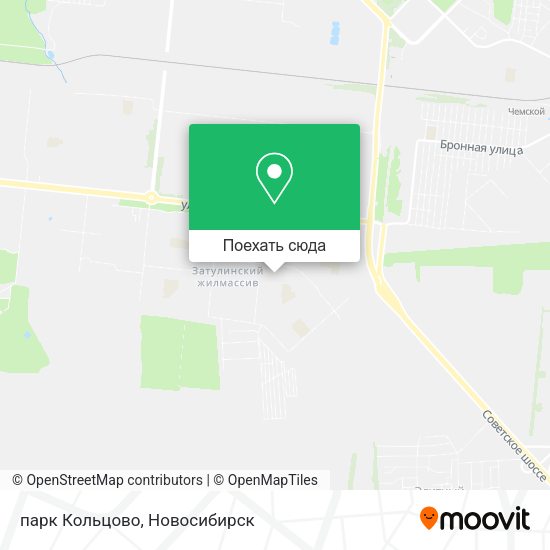 Карта парк Кольцово
