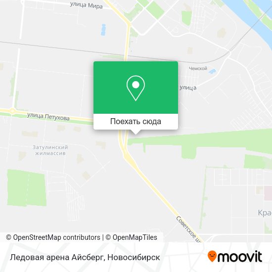 Карта Ледовая арена Айсберг