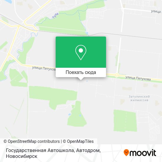Карта Государственная Автошкола, Автодром
