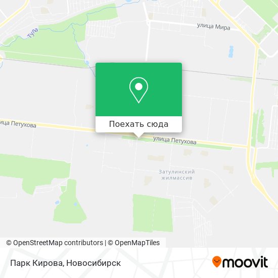 Карта Парк Кирова