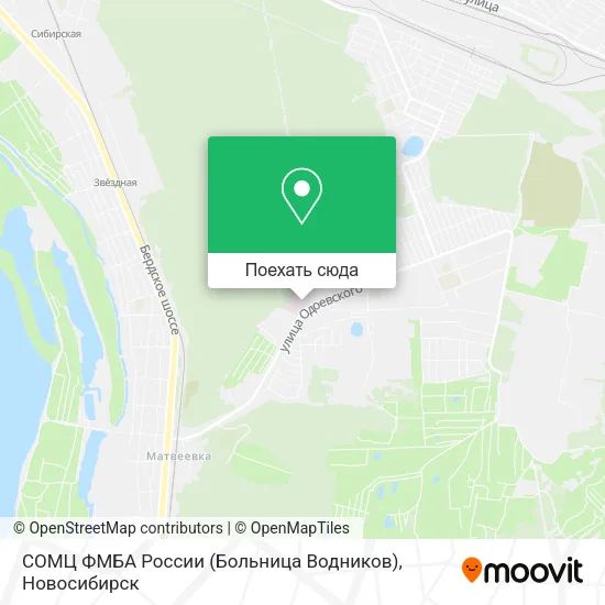 Карта СОМЦ ФМБА России (Больница Водников)