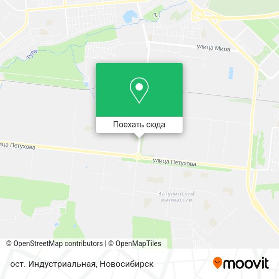Карта ост. Индустриальная