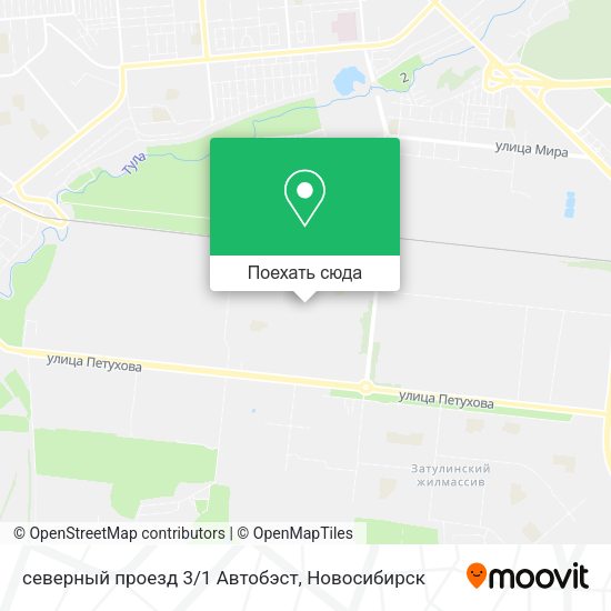 Карта северный проезд 3/1 Автобэст