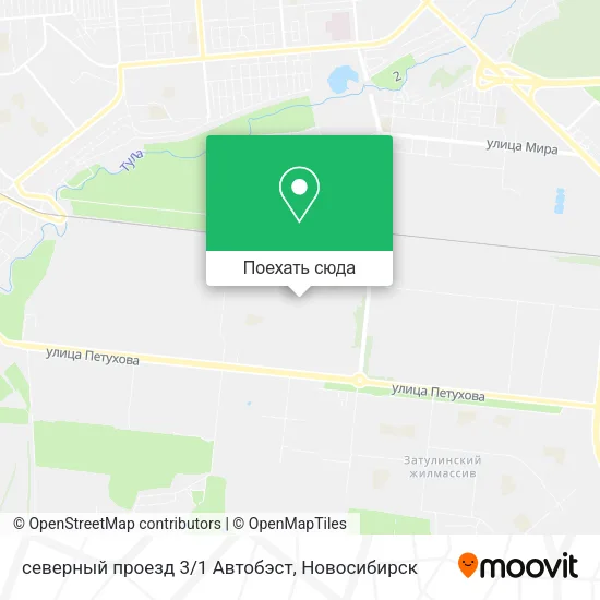 Карта северный проезд 3/1 Автобэст
