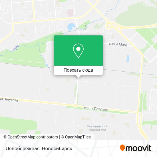 Карта Левобережная
