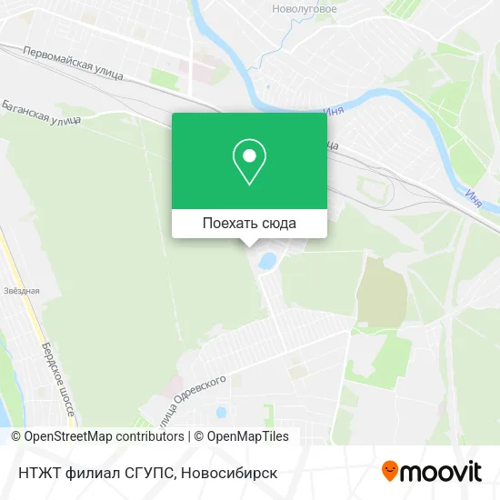 Карта НТЖТ филиал СГУПС