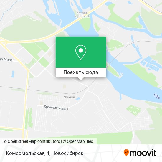 Карта Комсомольская, 4