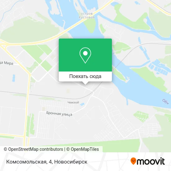 Карта Комсомольская, 4