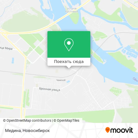 Карта Медина