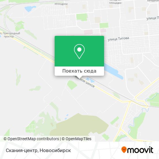 Карта Скания-центр