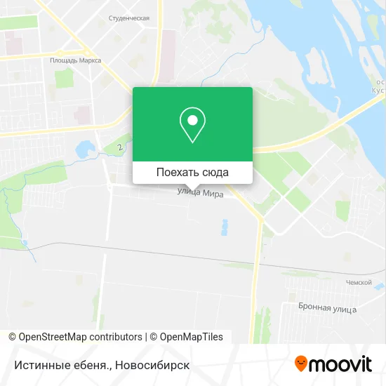 Карта Истинные ебеня.