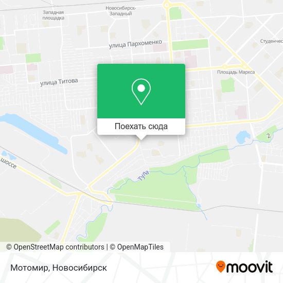 Карта Мотомир