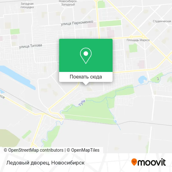 Карта Ледовый дворец