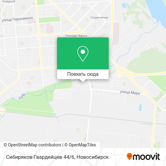 Карта Сибиряков-Гвардейцев 44/6