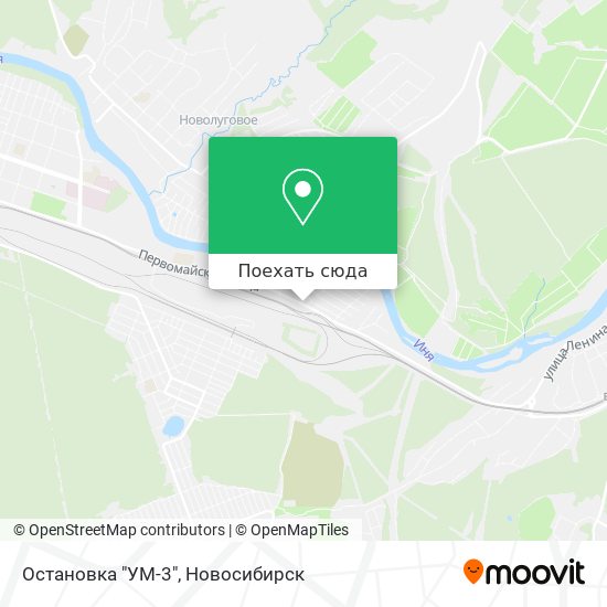 Карта Остановка "УМ-3"